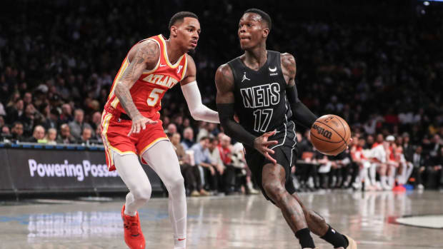 Brooklyn Nets guard Dennis Schroder